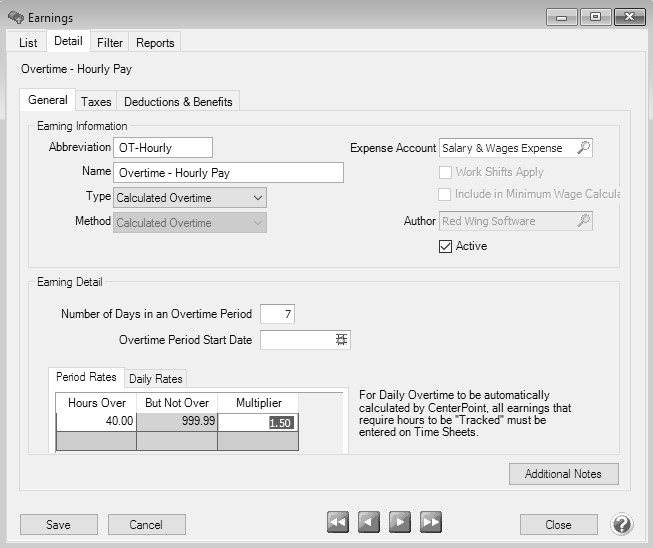 CenterPoint Fund Accounting Advanced Overtime Processing For